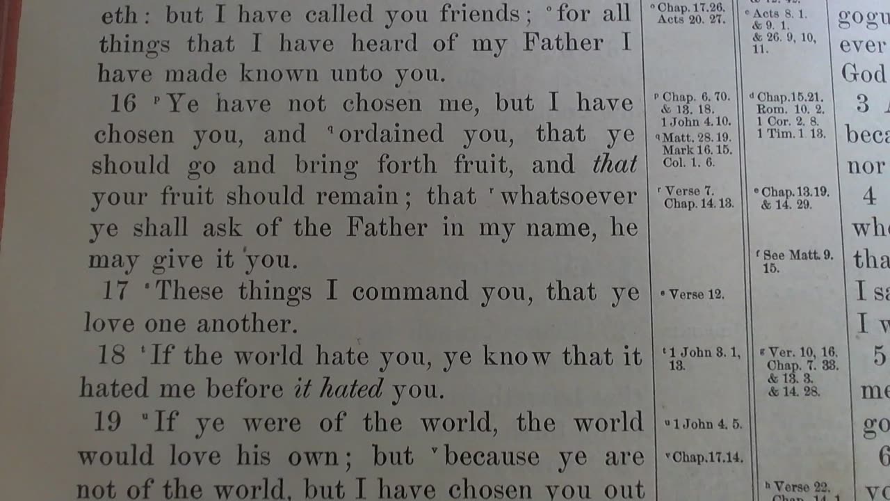 Because Ye Are Not of the World