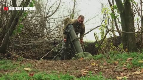 Ukrainian troops blow up a T-64 tank carrying Russian troops