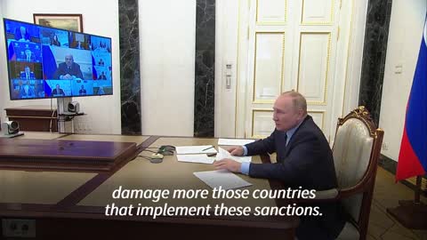 Putin warns of 'catastrophic consequences' of Western sanctions on energy market