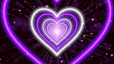 881. Heart Background💜Love Heart Heart