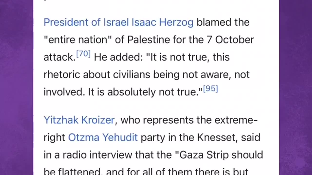 Zionist run Wikipedia acknowledges genocide in Gaza 🇵🇸