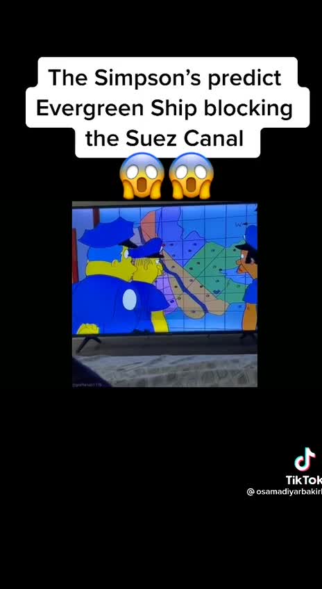 Simpsons Suez canale