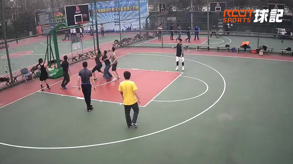 Street Basketball in China Fight Almost Breaks out