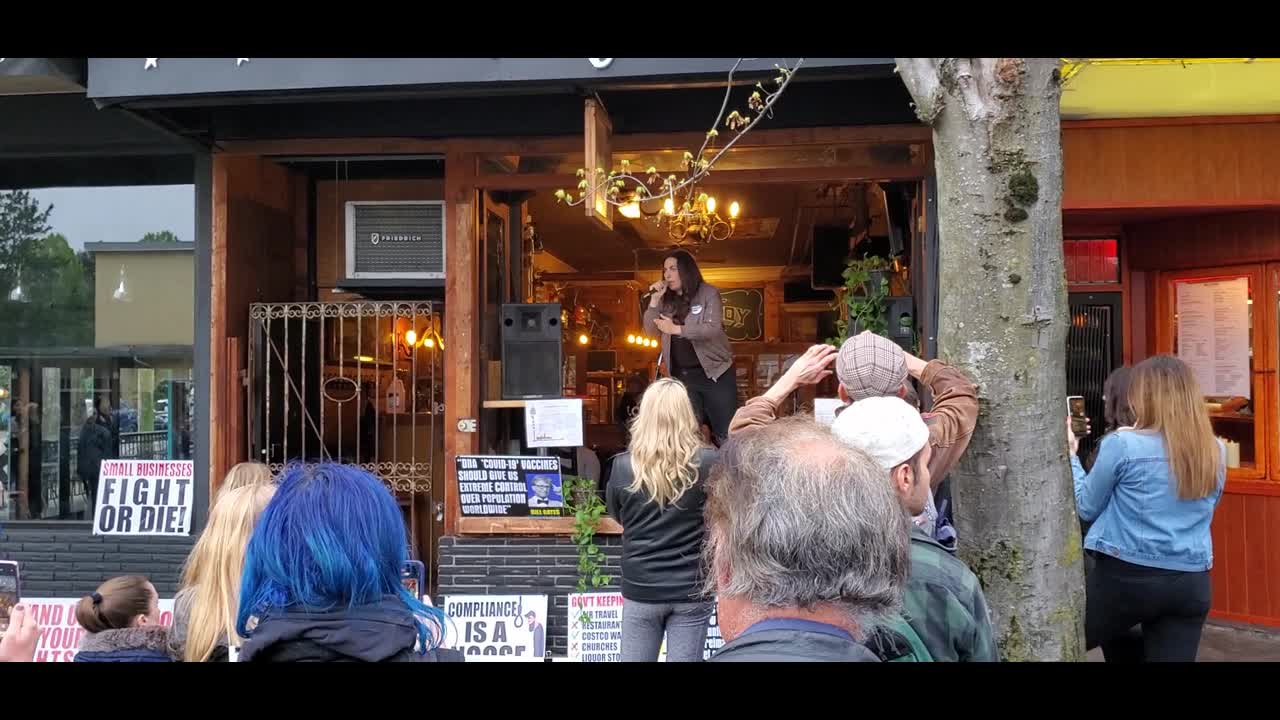 Protest at Vancouver BC Canada