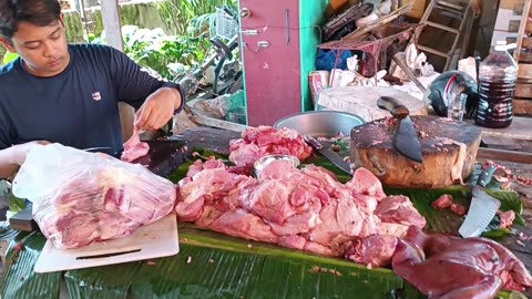 Pulled pork in visayan