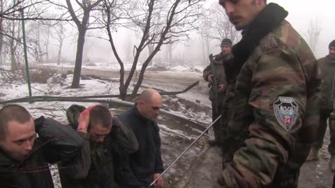 RUSSIAN WARCRIME Ukrainian POWs Captured By Russian Forces and DPR Militants
