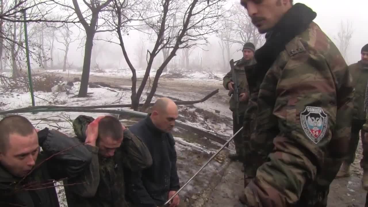 RUSSIAN WARCRIME Ukrainian POWs Captured By Russian Forces and DPR Militants