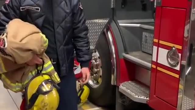 Young firefighter Dillon Lindberg chose freedom over his career. His