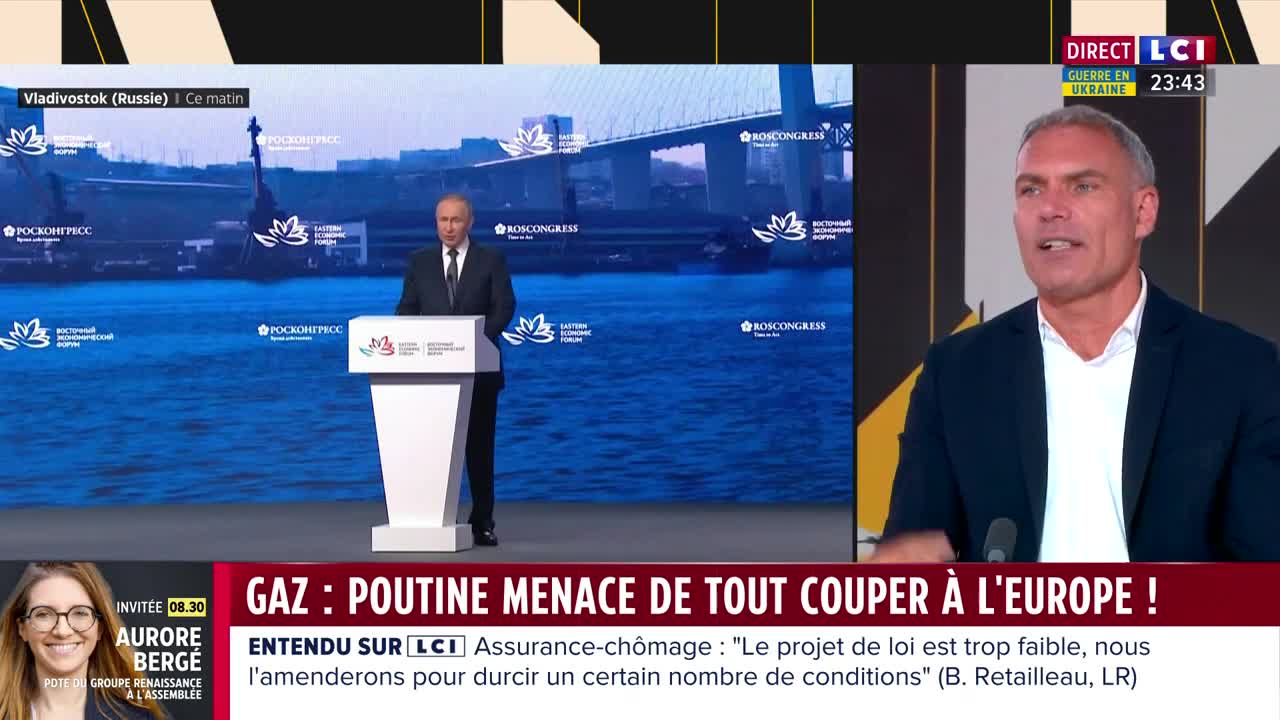 Gaz _ Poutine menace de tout couper à l'Europe !