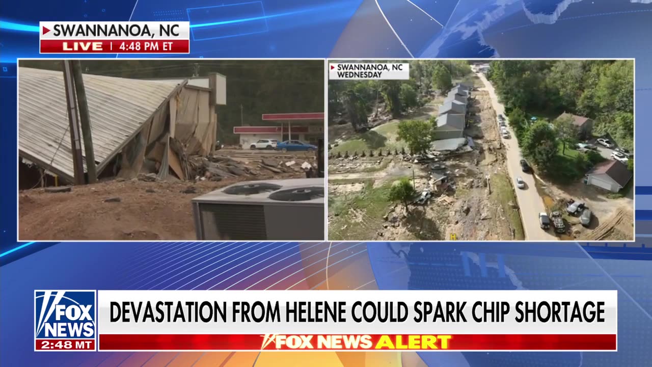 How could Hurricane Helene devastation spark a chip shortage