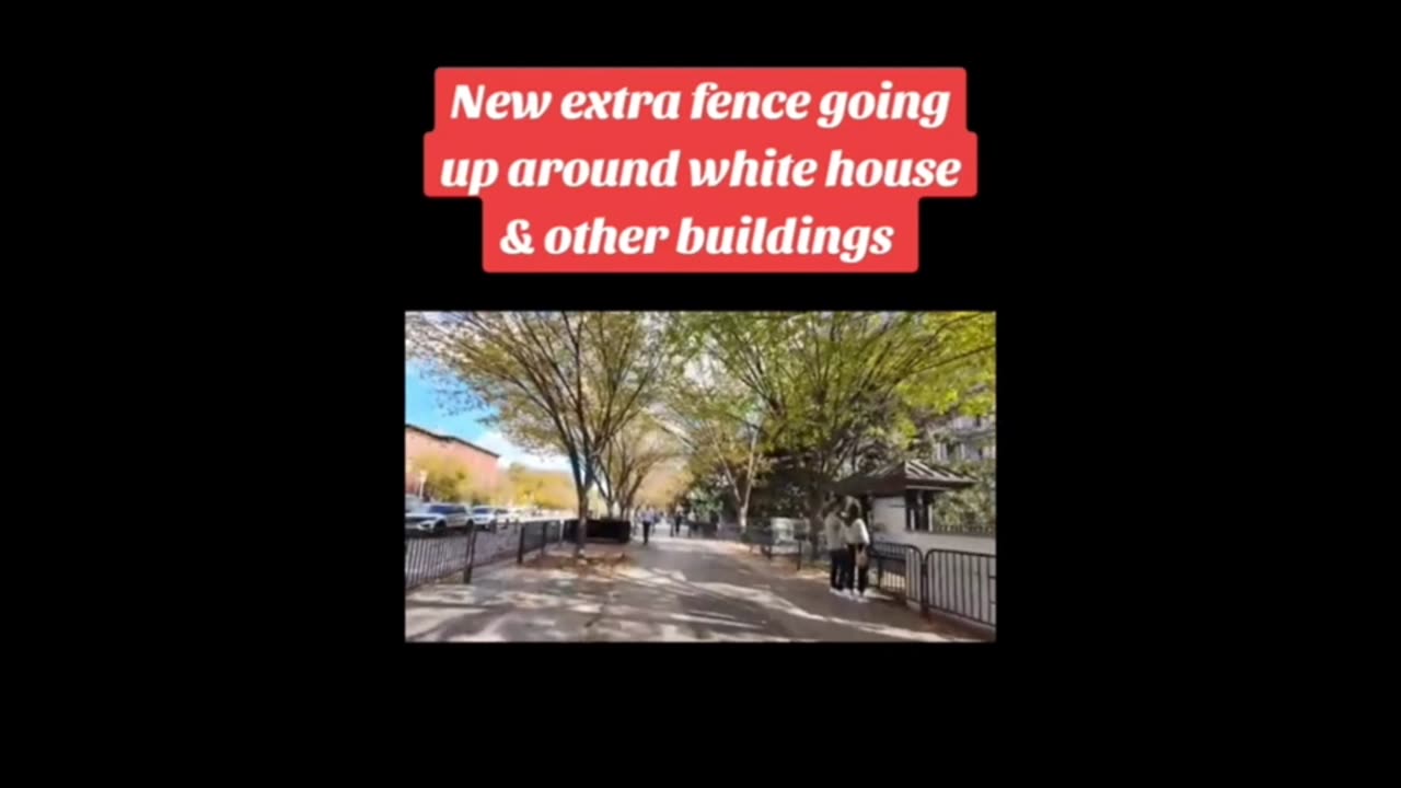 Spiked Fencing Around the White House