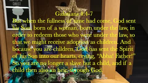 Christmas 1 Worship 2020