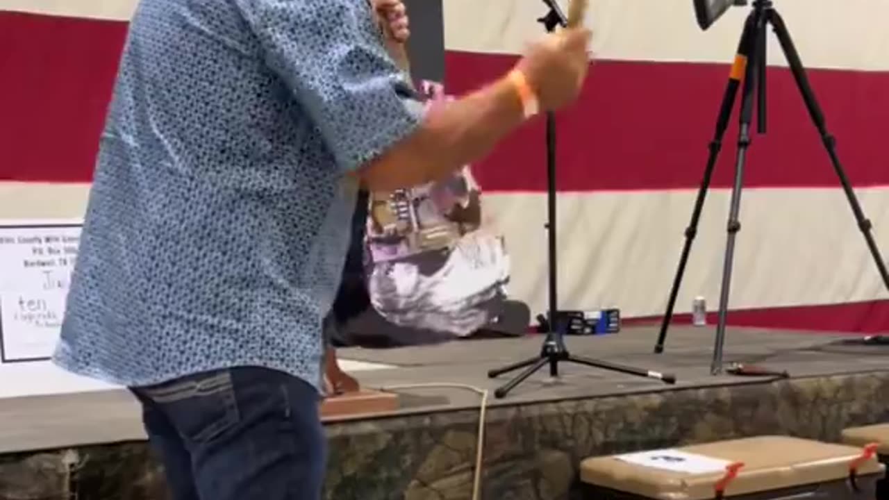 Guy buys Taylor Swift guitar just to smash it