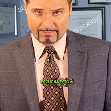 ¡Gestos con las manos de negocios! Este significa "Déjame decirte"