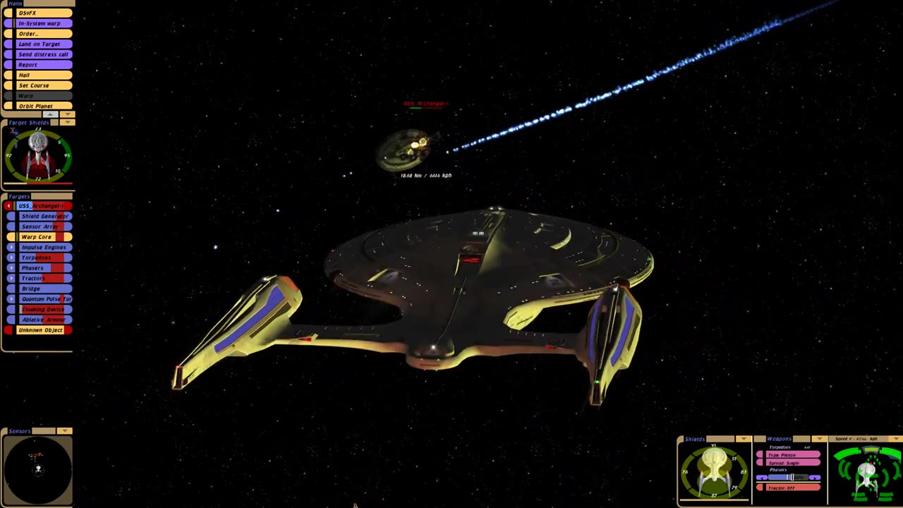 U.S.S. Enterprise F vs. U.S.S. Archangel