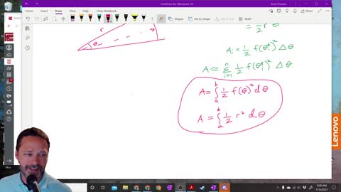 Calculus 2 - Section 10-4 - Fromula for Areas in Polar Coordinates