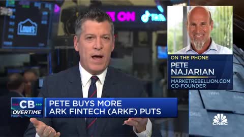 Pete Najarian buys more ARK Fintech puts