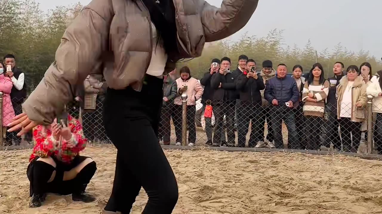 Fighting girl