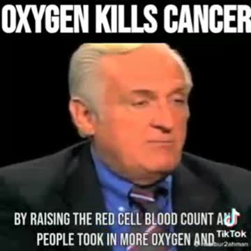 Oxygen kills cancer