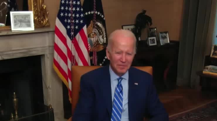 Biden: "We're not going into a recession."