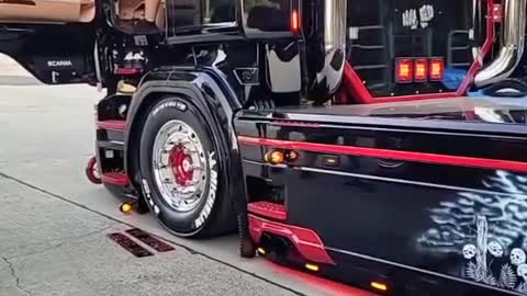 Big truck driver starts truck # repair # truck # auto repair