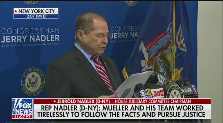 Nadler holds press conference after Mueller statement