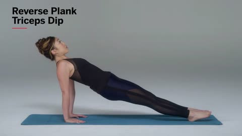 Reverse Plank Triceps Dip