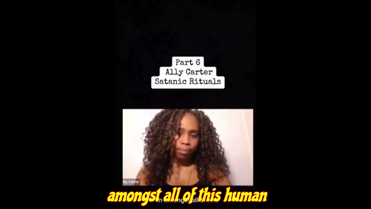 Ally Carter, daughter of Tupac, & Disgusting Underground Activities .......