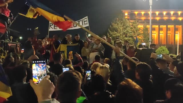 Diana Iovanovici-Șoșoacă la protestul de pe 2 Octombrie 2021 de la București