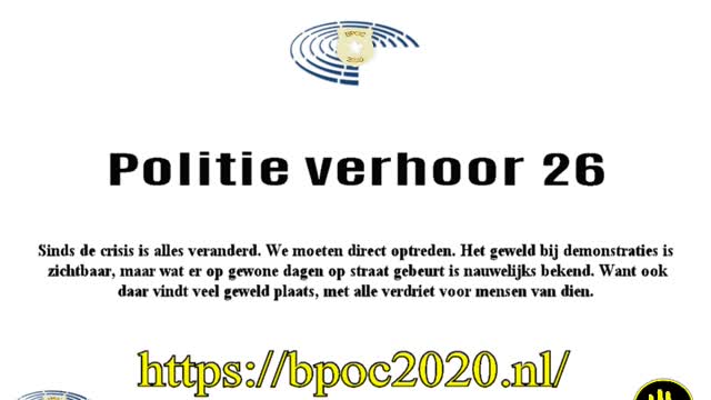 Bpoc Politie verhoor 26