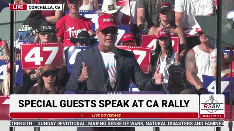 FULL SPEECH: Journalist Dan Ball Speaks at Trump Rally in Coachella, CA - 10/12/24