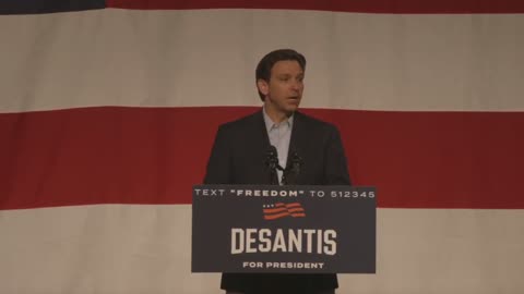 Gov. DeSantis on the border crisis: "If I'm president, this will finally be the time where we bring this issue to a conclusion"