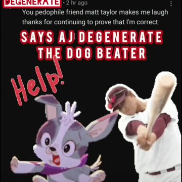 AJ Degenerate - Convicted Dog Beater.
