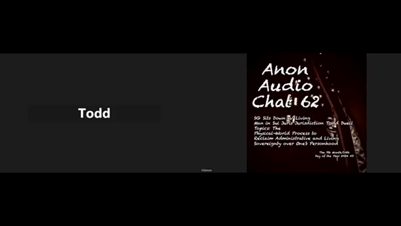 SG Sits Down w/ Estate Expert and Living Man Sui Juris Todd Duell to Discuss Jurisdiction of the Human Being (7/10/2024)