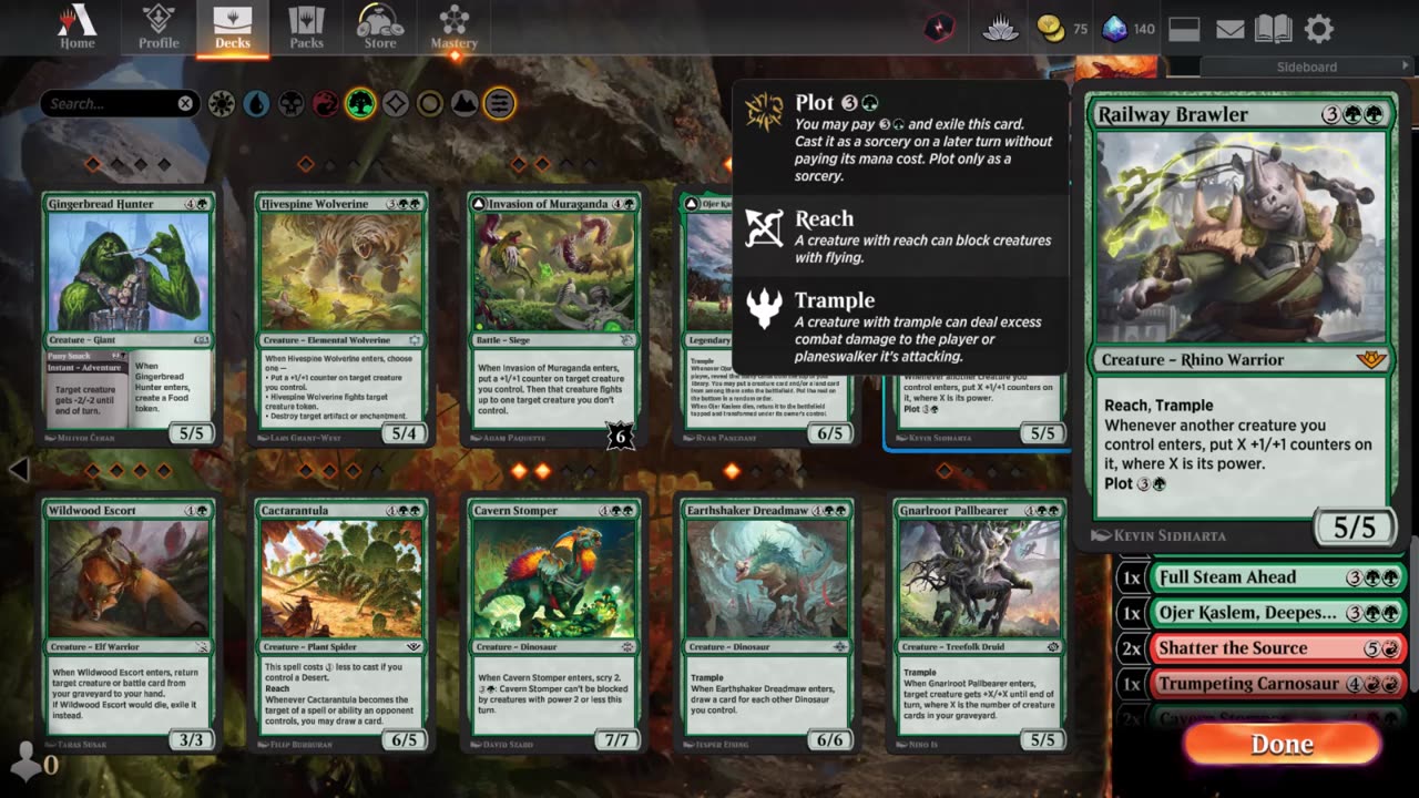 Magic the Gathering Arena: Watch me duel Pro. players in the Ranked format, Match 2 out of 3