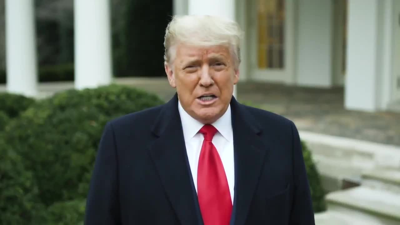Trump Calling For Peace Banned Video