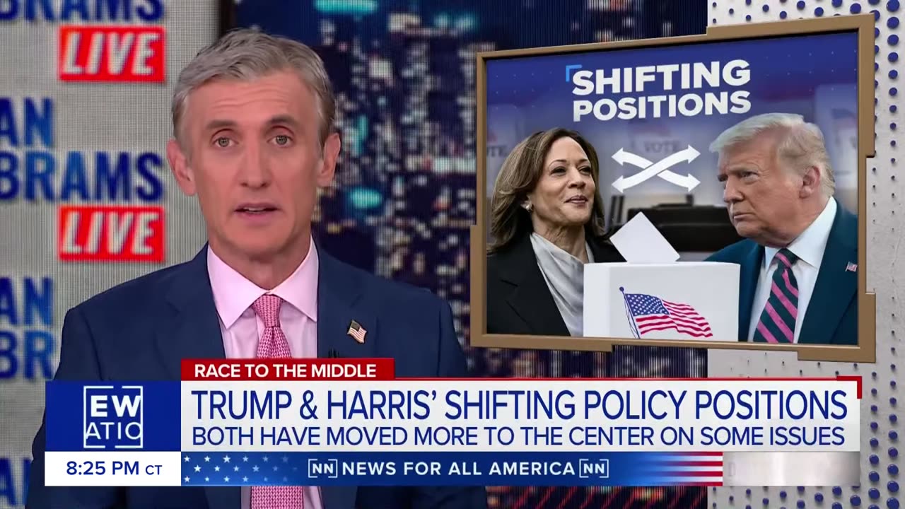 Trump and Harris shift their policy positions to the center | Dan Abrams Live