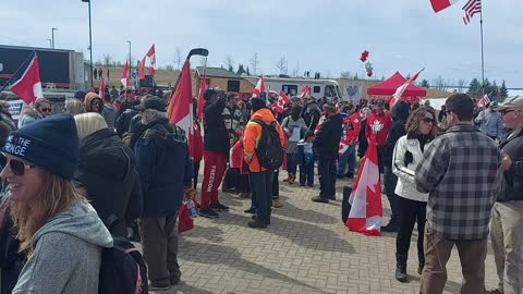 North Bay Ontario Freedom Rally 04/02/22 PEACE AND FREEDOM!!!!