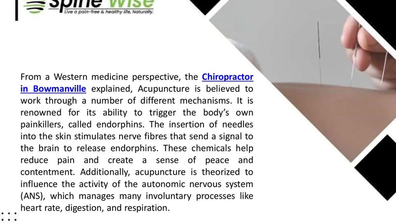 Science Behind Acupuncture Explained By Chiropractor Bowmanville