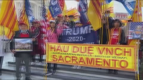 Ghi Nhận Vài Hình Ảnh Rally Ủng Hộ TT. Trump Ngày 12-12-2020