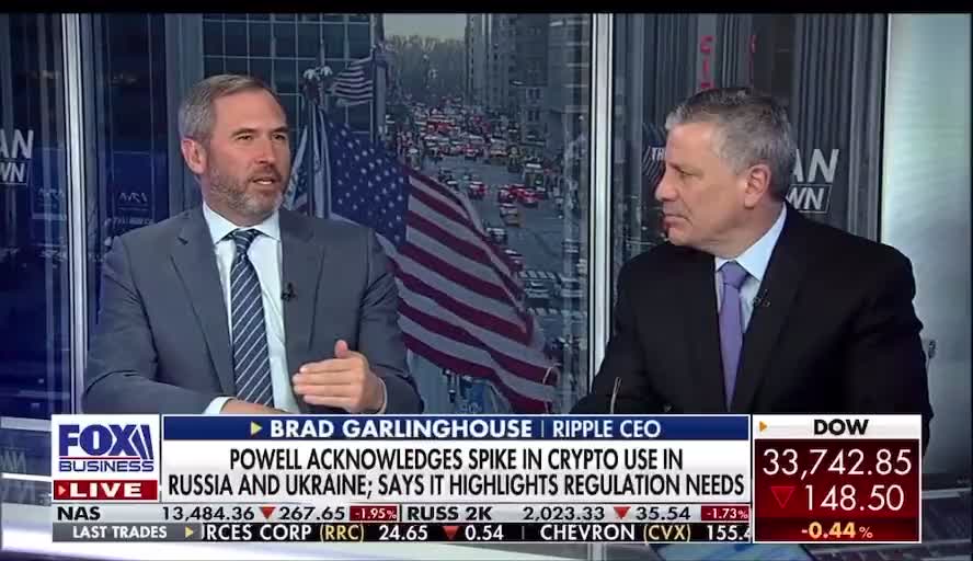 Brad Garlinghouse on Fox - 3.3.22