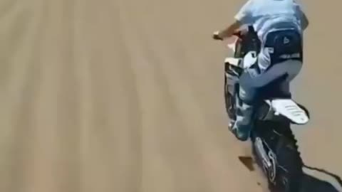 Flying with motorcycle... amazing