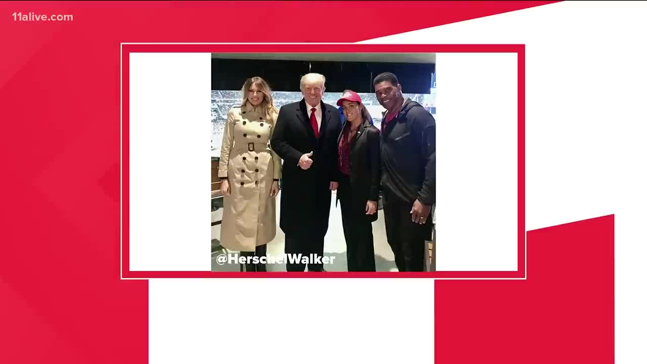 Donald Trump and Herschel Walker make World Series appearance in Atlanta