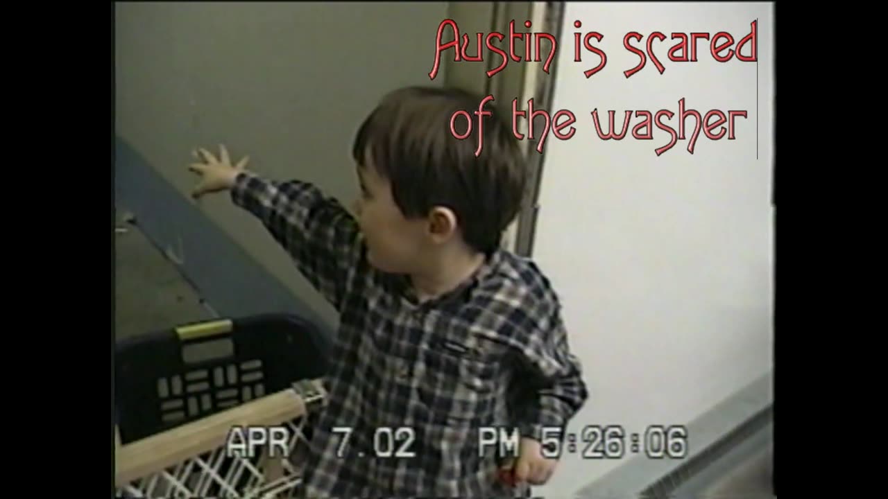 Austin Is Scared Of The Washer