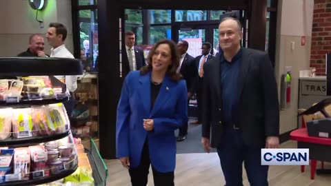 Kamala Harris Allows Press In Room For 55 Whole Seconds (VIDEO)