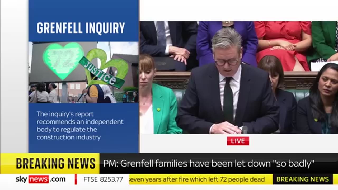 Prime Minister Sir Keir Starmer recounts visit to Grenfell Tower