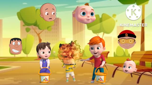 Head puzzle game cartoon comedy video