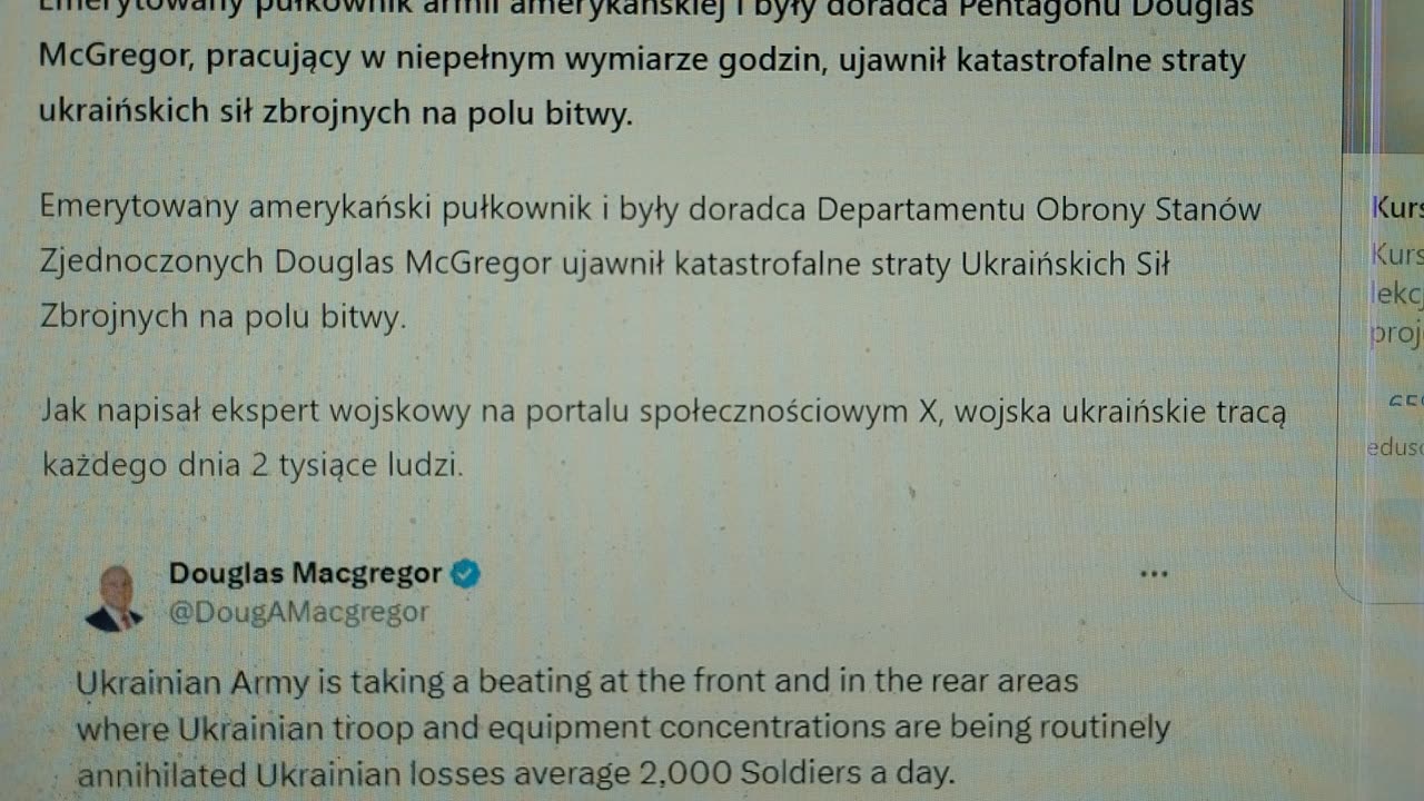 „Armia ukraińska ponosi porażkę na froncie i na tyłach”: amerykański ...