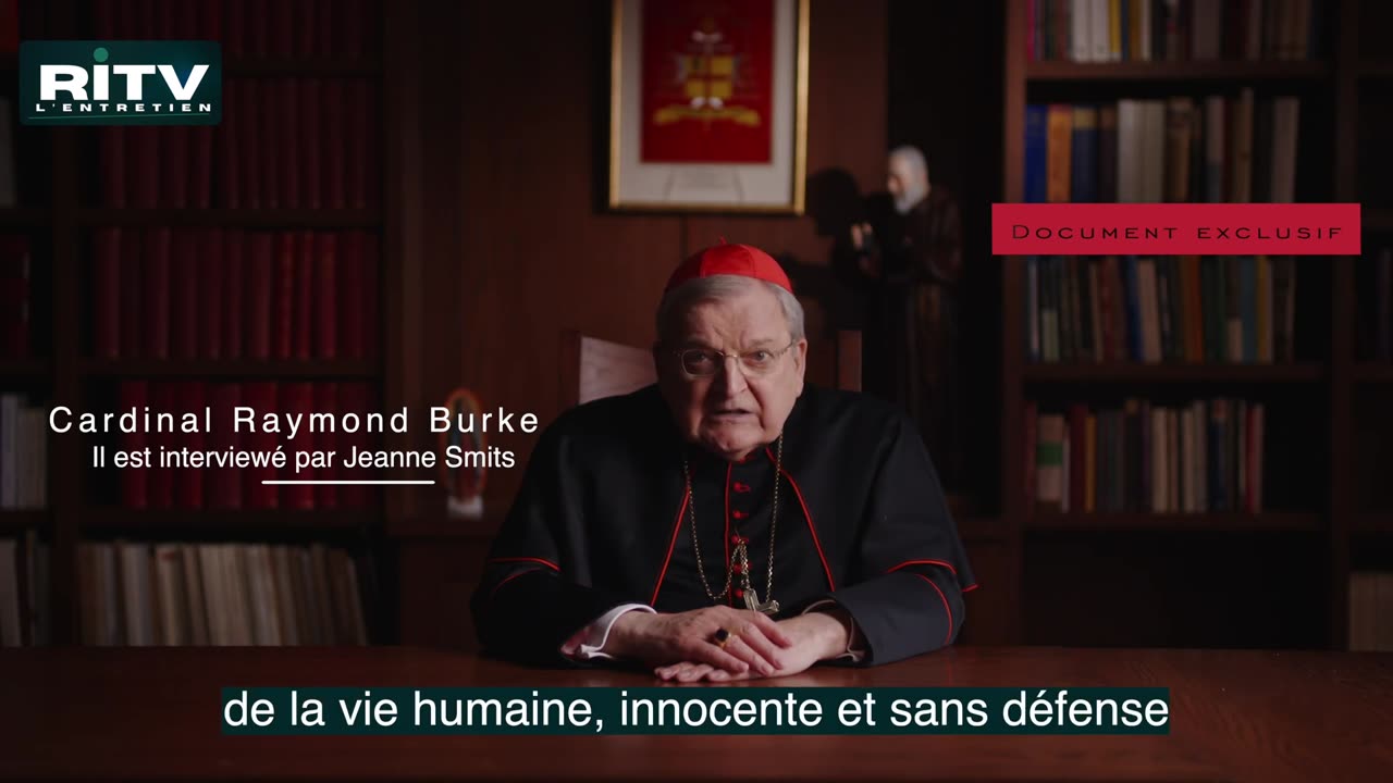 Cardinal Burke ⁄ Exclusif RiTV (Français voix et sous-titre)