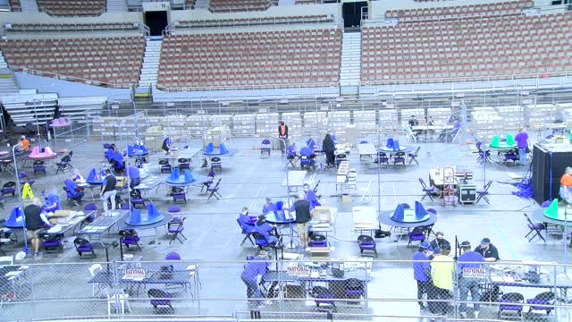 Video 1 of 2 The Host At the historical audit in Arizona Veterans Memorial Coliseum.